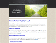 Tablet Screenshot of abettervehicle.com